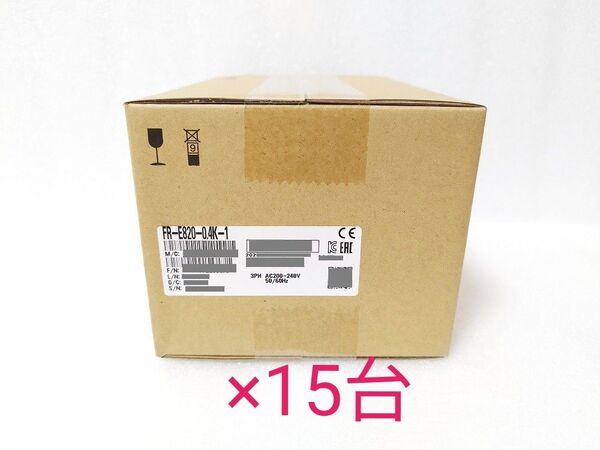 新品未開封15台★三菱電機 FR-E820-0.4K-1◆インバータ ◆三相200V◆E820◆Mitsubishi ミツビシ
