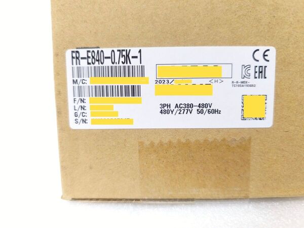 新品未開封2023年製★三菱電機 FR-E840-0.75K-1◆インバータ ◆三相400V◆E840◆Mitsubishi