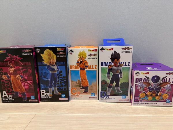 一番くじ ドラゴンボールオムニバスcross MASTERLISE フィギュア まとめ売り 5体セット
