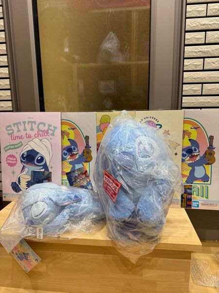 一番くじスティッチ ぬいぐるみ ラストワン賞 Bおやすみぬいぐるみ ポスター