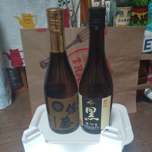 佐藤酒造 本格焼酎 佐藤麦 黒さつま 2本