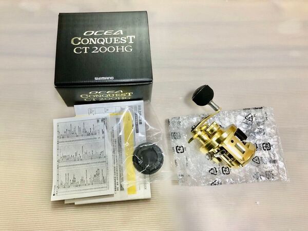 未使用 オシアコンクエスト CT 200 HG 右ハンドル レフト シマノ OCEA CONQUEST 18