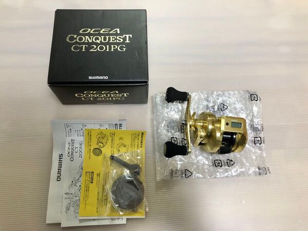 未使用 シマノ オシアコンクエスト CT201PG SHIMANO OCEA CONQUEST 18 左ハンドル