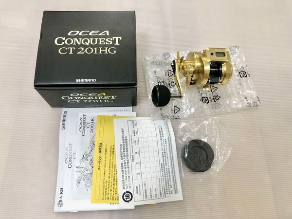 未使用 オシアコンクエスト CT 201 HG 左ハンドル レフト シマノ OCEA CONQUEST 18