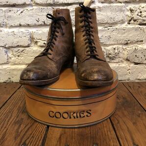 【ヴィンテージ 】クッキー缶 can ディスプレイ台 ショーケース カントリー 古道具 アンティーク ブロカント ドライフラワー 店舗什器 古着