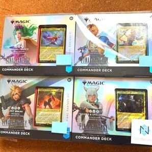 MtG ファイナルファンタジー 英語版 コレクター 統率者デッキ 4BOX セット 新品未開封