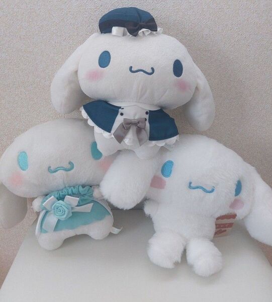 サンリオ シナモロール ぬいぐるみ マスコット 3体
