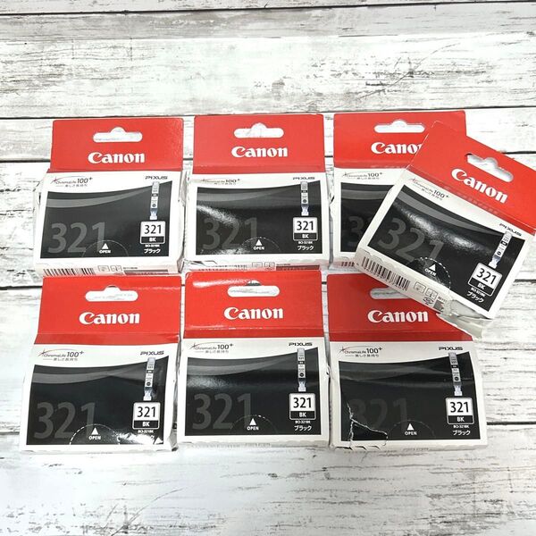 Canon 純正品 BCI-321BK 6点セット 期限切れ