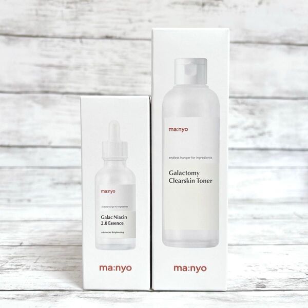 新品 魔女工場 マニョ manyo ガラクナイアシン2.0エッセンス 50ml ・ガラクトミースキントナー 210ml