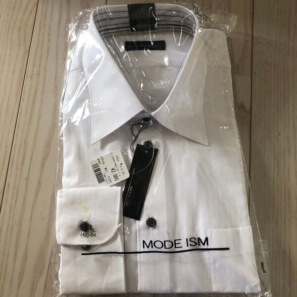 MODE ISM ワイシャツ Lサイズ 43-84ホワイト メンズ 未使用