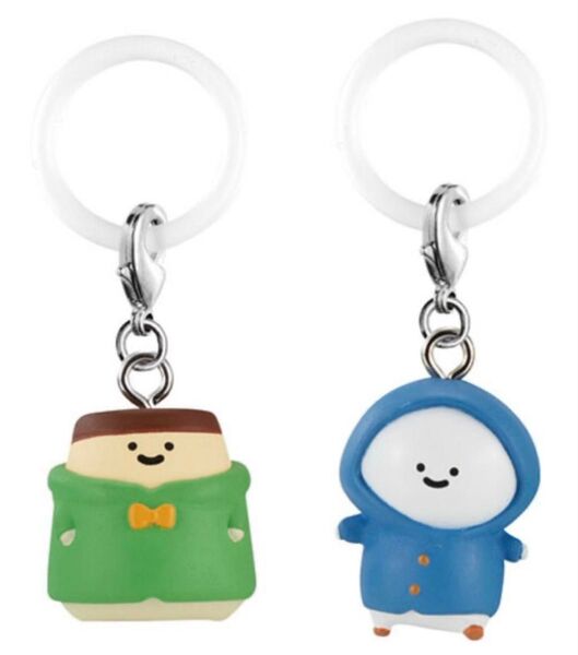 未開封セット お文具といっしょ めじるしアクセサリー お文具さん プリンさん まとめ売り レインコート キーホルダーチャーム