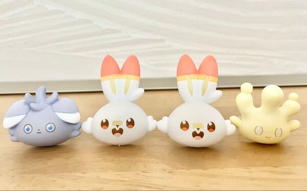ポケモン ポケピース フェイスリングマスコット ヒバニー マホミル ニャスパー まとめ売り Pokemon ポケットモンスター