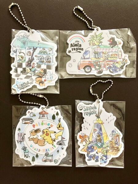 未開封セット ポケモンセンター限定 アクリルキーホルダー ポケモンワールドマーケット Pokemon ポケットモンスター