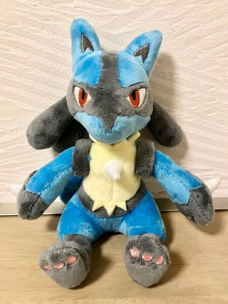 タグ付き ポケモンセンター限定 ポケモンfit ぬいぐるみ ルカリオ Pokemon fit ポケットモンスター マスコット