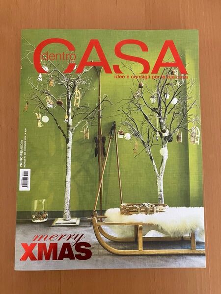 イタリア語の雑誌 CASA 2016年12月号 クリスマス特集