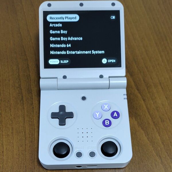 Miyoo Flip V2 グレー MinUI導入済(StockOSのMicroSDカード付)
