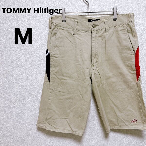 TOMMY Hilfiger メンズ ショートパンツ ハーフパンツ ベージュ M 夏