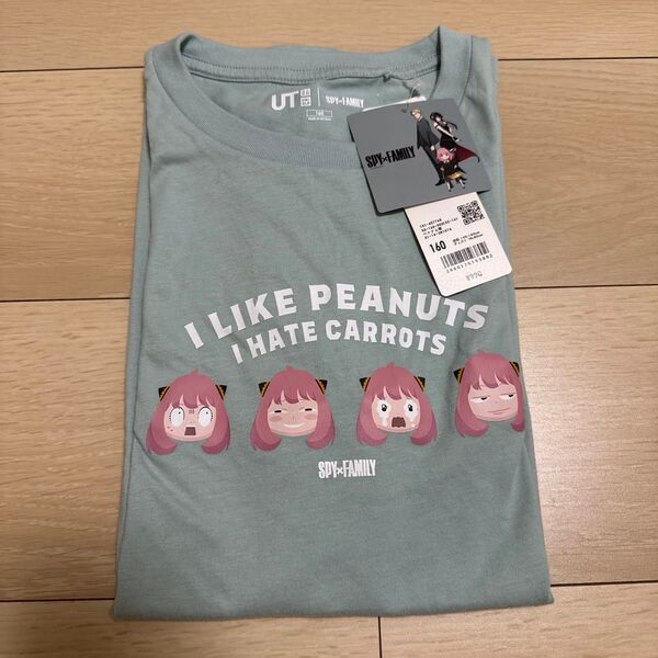 ユニクロ キッズ SPY×FAMILY スパイファミリー アーニャ 半袖 Tシャツ UT 子供服 160cm 新品未使用 タグ付き