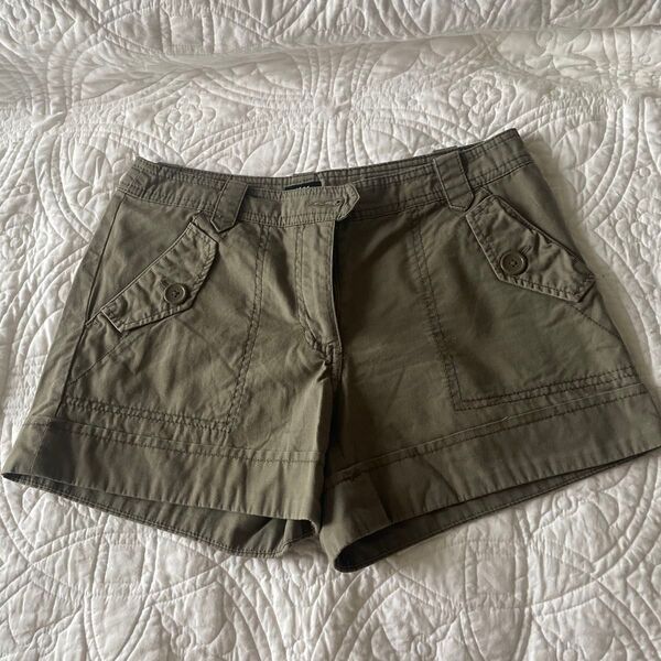ショートパンツ カーキ h&m ボトムス 短パン ホットパンツ