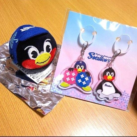 新品未使用品☆つば九郎 ぬいリング+紫陽花&てるてるつば九郎 アンブレラマーカー
