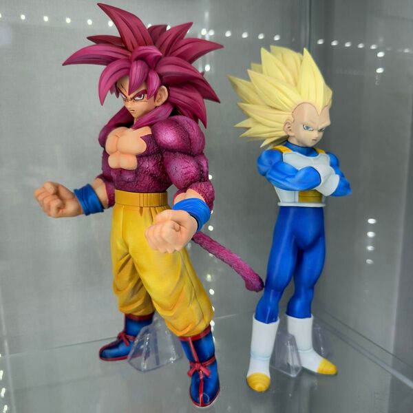 一番くじ ドラゴンボール VSオムニバスCROSS リペイント A賞超サイヤ人4孫悟空 B賞超サイヤ人3ベジータ