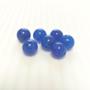 天然石 ロイヤルブルージェイド パワーストーン 8ミリ玉