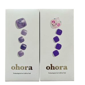 ohora セミキュアジェルネイルシート フットネイル