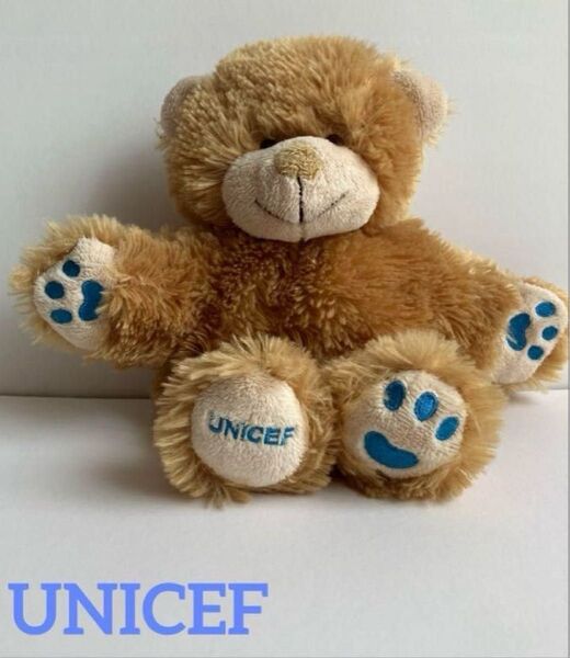 ユニセフ UNICEF クマ くま ベアー ぬいぐるみ パペット ハンドパペット