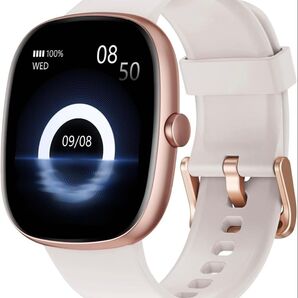 HUAKUA スマートウォッチ iPhone Android 腕時計 運動歩数計 着信通知 睡眠管理 消費カロリー IP68防水