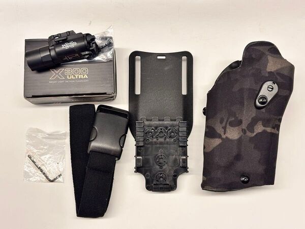 SIG P320 M17/M18 サファリランドタイプ ホルスターMCBK+SUREFIREタイプ X300 ULTRA セット
