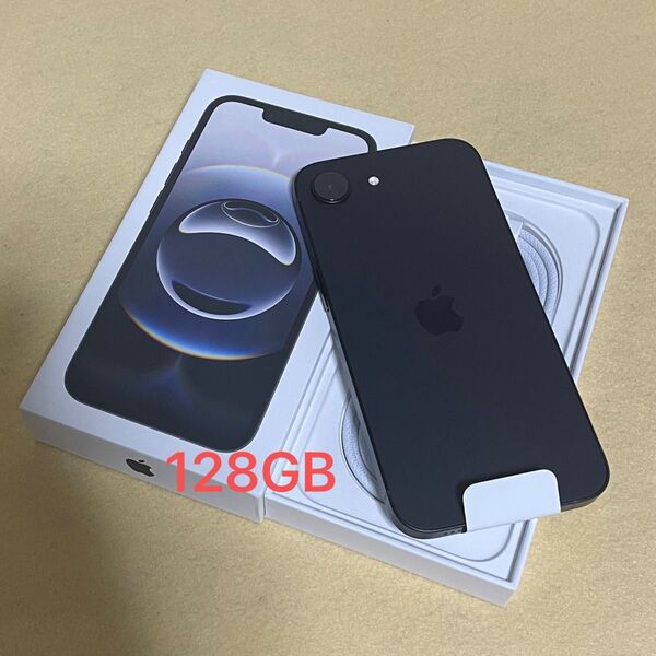 【新品/未使用】iPhone 16e 128GB ブラック★一括購入/Apple版SIMフリー★ 061820