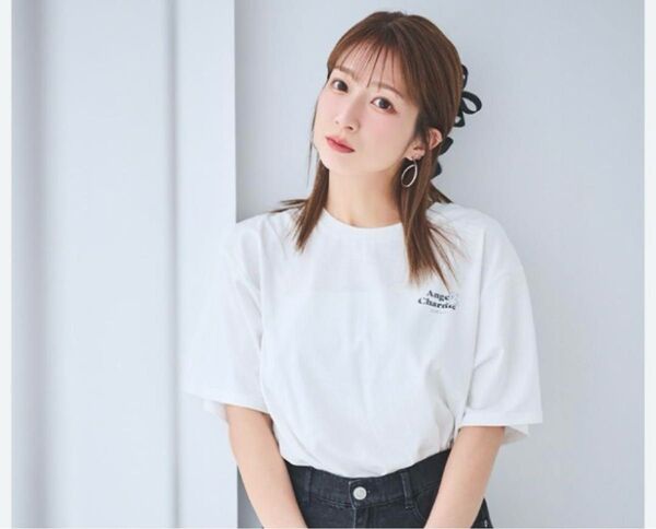 しまむら 辻希美 Angecharme Tシャツ ホワイト Mサイズ