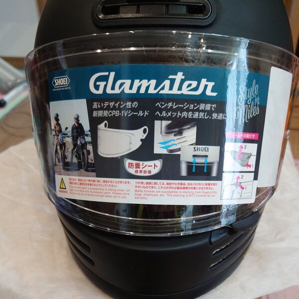 SHOEI Glamster マットブラック M