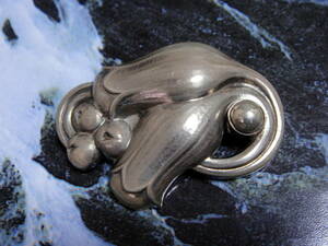 GEORG JENSEN George Jensen брошь No.100B серебряный (USED товар )