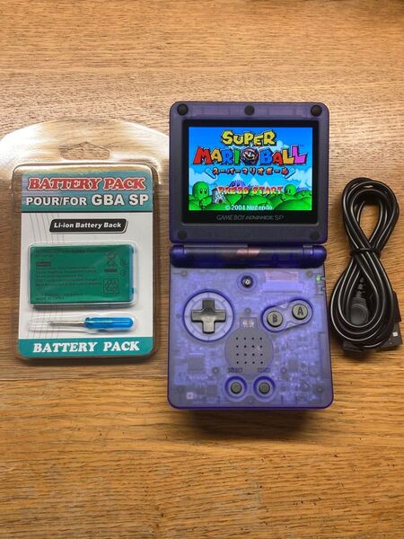 GBA SP ゲームボーイアドバンスSP IPS液晶V5 外装交換品
