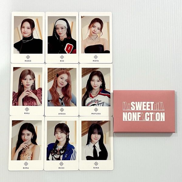 NiziU フォトカードセット(全メンバー9枚入り)SWEET NONFICTION