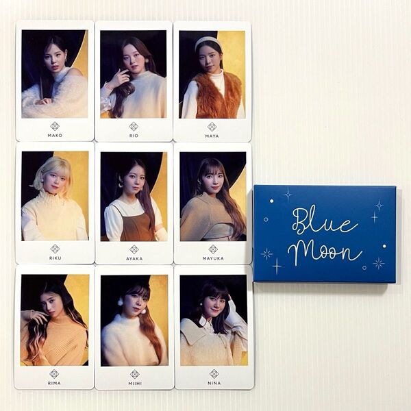 NiziU フォトカードセット(全メンバー9枚入り)4th Single Blue Moon