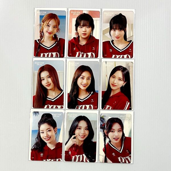 TWICE くじ参加賞 クリアカード 9枚コンプリートセット READY TO BE