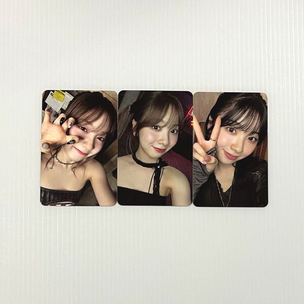 NiziU ミイヒ フォトブック盤・デジパック盤トレカ 3枚セット 韓国2nd Single Album LOVE LINE