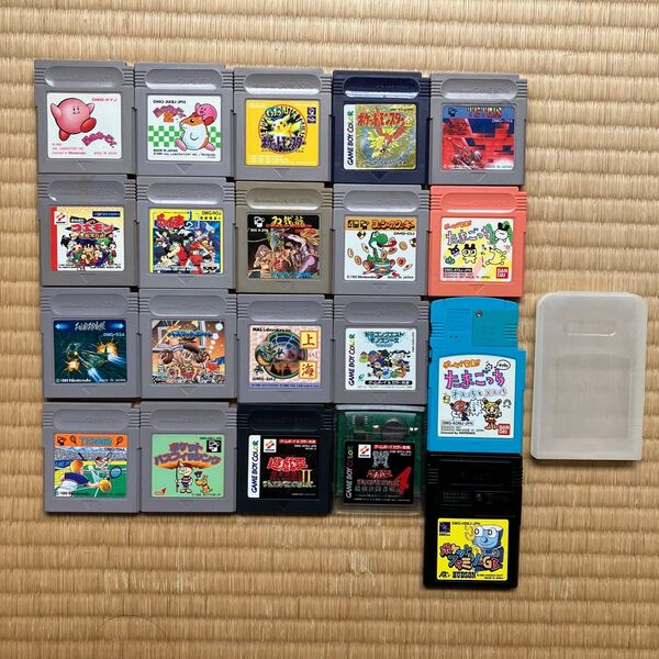 ジャンク ゲームボーイ 20個セット メヌエット版テトリス ポケモン ゴエモン ダブルドラゴンほか