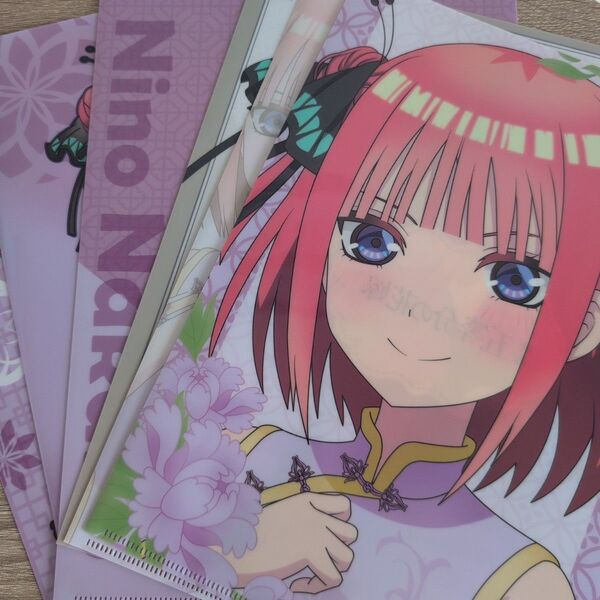 五等分の花嫁 中野二乃 クリアファイル6枚
