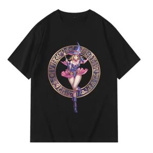 遊戯王 ブラックマジシャンガール Tシャツ 黒 XL 半袖 夏 ファッション おしゃれ
