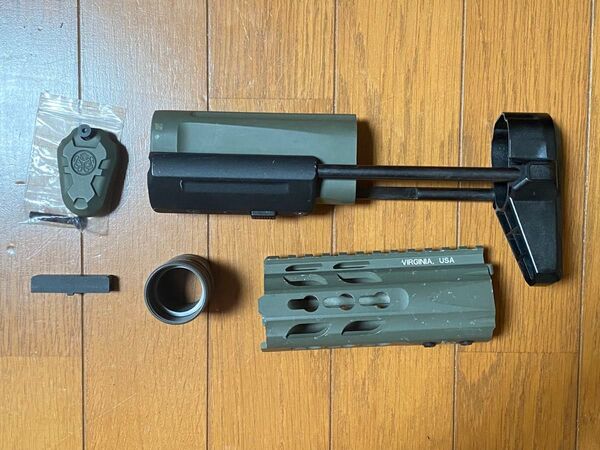 KRYTAC TRIDRNT Mk.2 PDW ワイヤーストック ハンドガード セット