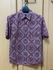  Lounge Lizard bandana Cross short sleeves shirt size 2 red group 4095