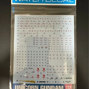 【新品未開封】RG ユニコーンガンダム用 ガンダムデカール 機動戦士ガンダムUC 水転写式デカール