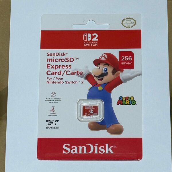 SanDisk microSD Express Card 256GB for Nintendo Switch 2