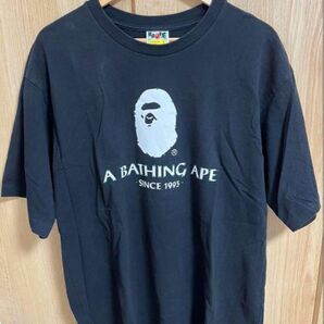 A BATHING APE ブラック Tシャツ Lサイズ 半袖Tシャツ ブラック