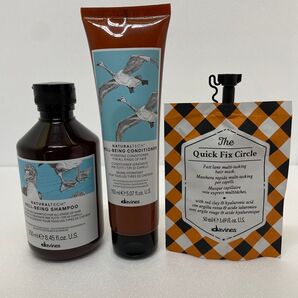 ダヴィネス 保湿艶ケアキット ナチュラルテック シャンプーコンディショナー サークルクロニクルズトリートメント