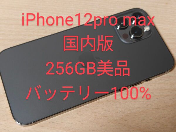 iPhone12Pro max 256GB SIMフリー 国内版