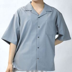 【Starting Over】24SS ビッグシルエット 半袖オープンカラーシャツ ユニセックス